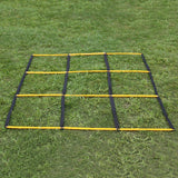 Maxbell Agility Training Ladder Balance Instant Set up Workout Portable Speed Ladder yellow