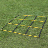 Maxbell Agility Training Ladder Balance Instant Set up Workout Portable Speed Ladder yellow