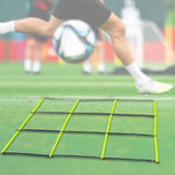 Maxbell Agility Training Ladder Balance Instant Set up Workout Portable Speed Ladder green