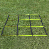 Maxbell Agility Training Ladder Balance Instant Set up Workout Portable Speed Ladder green