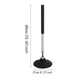 Maxbell Basketball Tumbler Training Pole Football Agility Pole for Football Practice Black