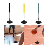 Maxbell Basketball Tumbler Training Pole Football Agility Pole for Football Practice Black