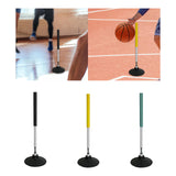 Maxbell Basketball Tumbler Training Pole Football Agility Pole for Football Practice Black