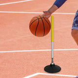 Maxbell Basketball Tumbler Training Pole Football Agility Pole for Football Practice Yellow