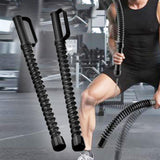 Maxbell 2Pcs Ropeless Battle Ropes Strength Training Fitness Heavy Rope for Exercise rubber covered