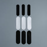 Maxbell 10x Reflective Stickers Decor Warning Sticker for Bicycle Vehicles Rain Gear Black