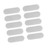 Maxbell 10x Reflective Stickers Decor Warning Sticker for Bicycle Vehicles Rain Gear Silver