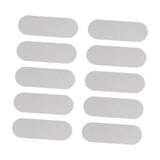 Maxbell 10x Reflective Stickers Decor Warning Sticker for Bicycle Vehicles Rain Gear Silver