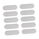 Maxbell 10x Reflective Stickers Decor Warning Sticker for Bicycle Vehicles Rain Gear Silver