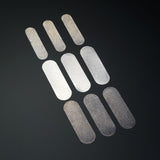 Maxbell 10x Reflective Stickers Decor Warning Sticker for Bicycle Vehicles Rain Gear Silver
