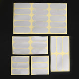 Maxbell 10x Reflective Stickers Decor Warning Sticker for Bicycle Vehicles Rain Gear Silver