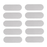 Maxbell 10x Reflective Stickers Decor Warning Sticker for Bicycle Vehicles Rain Gear Silver