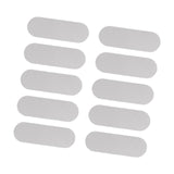 Maxbell 10x Reflective Stickers Decor Warning Sticker for Bicycle Vehicles Rain Gear Silver