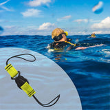 Maxbell Diving Lanyard Sturdy Accessory for flashlights Dive Lights Outdoor Climbing Yellow
