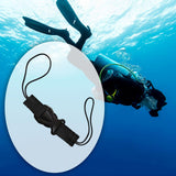 Maxbell Diving Lanyard Sturdy Accessory for flashlights Dive Lights Outdoor Climbing Black