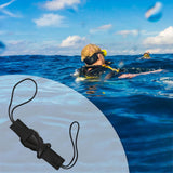 Maxbell Diving Lanyard Sturdy Accessory for flashlights Dive Lights Outdoor Climbing Black