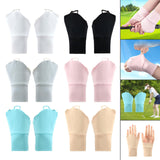Maxbell Summer Sunblock Gloves Soft Driving Gloves for Outdoor Sports Picnic Camping White
