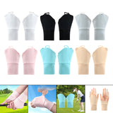 Maxbell Summer Sunblock Gloves Soft Driving Gloves for Outdoor Sports Picnic Camping White