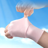 Maxbell Summer Sunblock Gloves Soft Driving Gloves for Outdoor Sports Picnic Camping Pink
