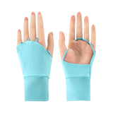 Maxbell Summer Sunblock Gloves Soft Driving Gloves for Outdoor Sports Picnic Camping Blue