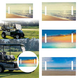 Maxbell Golf Car Seat Cover Machine Washable Soft Reusable 51''x 31'' Seat Protector A