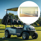 Maxbell Golf Car Seat Cover Machine Washable Soft Reusable 51''x 31'' Seat Protector A