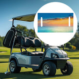 Maxbell Golf Car Seat Cover Machine Washable Soft Reusable 51''x 31'' Seat Protector B