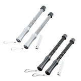 Maxbell 2 Pieces Battle Ropes Quiet Cardio Training Rope for Men Women Battling Home Grey