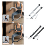 Maxbell 2 Pieces Battle Ropes Quiet Cardio Training Rope for Men Women Battling Home Grey