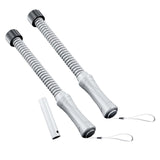 Maxbell 2 Pieces Battle Ropes Quiet Cardio Training Rope for Men Women Battling Home Grey