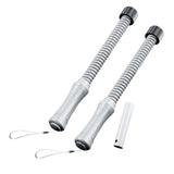 Maxbell 2 Pieces Battle Ropes Quiet Cardio Training Rope for Men Women Battling Home Grey