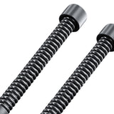 Maxbell 2 Pieces Battle Ropes Quiet Cardio Training Rope for Men Women Battling Home Black