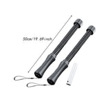 Maxbell 2 Pieces Battle Ropes Quiet Cardio Training Rope for Men Women Battling Home Black