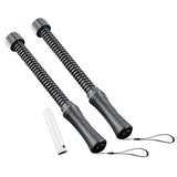 Maxbell 2 Pieces Battle Ropes Quiet Cardio Training Rope for Men Women Battling Home Black
