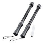 Maxbell 2 Pieces Battle Ropes Quiet Cardio Training Rope for Men Women Battling Home Black