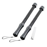 Maxbell 2 Pieces Battle Ropes Quiet Cardio Training Rope for Men Women Battling Home Black