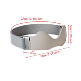 Maxbell Silicone Patella Knee Strap Portable Protection for Basketball Soccer Hiking Grey