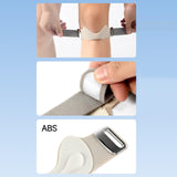 Maxbell Silicone Patella Knee Strap Portable Protection for Basketball Soccer Hiking Grey