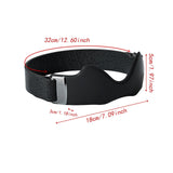Maxbell Silicone Patella Knee Strap Portable Protection for Basketball Soccer Hiking Black