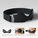 Maxbell Silicone Patella Knee Strap Portable Protection for Basketball Soccer Hiking Black