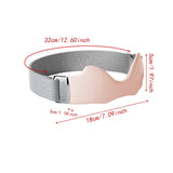 Maxbell Silicone Patella Knee Strap Portable Protection for Basketball Soccer Hiking Pink