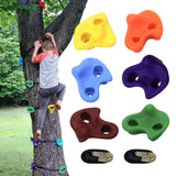 Maxbell 6Pcs Tree Climbing Holds for Kids Climber Backyard Climbing Artificial Rocks