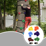 Maxbell 6Pcs Tree Climbing Holds for Kids Climber Backyard Climbing Artificial Rocks