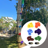 Maxbell 6Pcs Tree Climbing Holds for Kids Climber Backyard Climbing Artificial Rocks