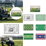 Maxbell Golf Car Seat Cover Soft Comfortable Modern Keeps Seats Clean Seat Protector Style A