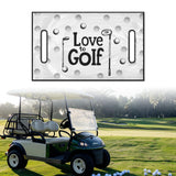 Maxbell Golf Car Seat Cover Soft Comfortable Modern Keeps Seats Clean Seat Protector Style B