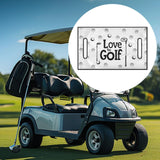 Maxbell Golf Car Seat Cover Soft Comfortable Modern Keeps Seats Clean Seat Protector Style B