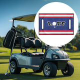 Maxbell Golf Car Seat Cover Soft Comfortable Modern Keeps Seats Clean Seat Protector Style G