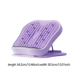 Maxbell Slant Board Foot Rest Incline Board for Home Gym Stretching Tight Calves Rib Violet