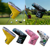 Maxbell Golf Putter Headcover Guard Premium Training Equipment Portable Putter Cover Yellow